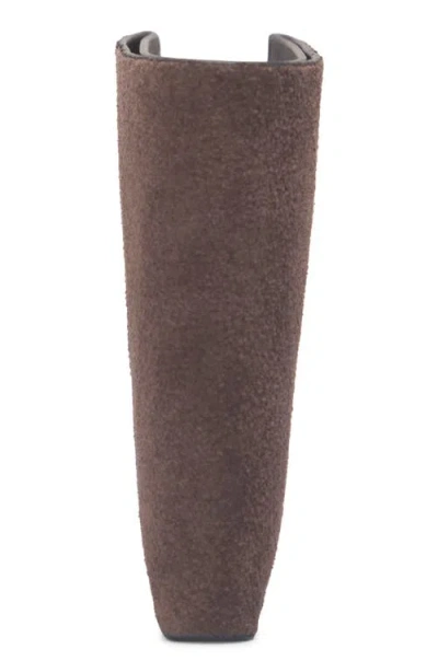 Vince Suede Bifold Wallet In Brown