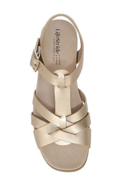 Lifestride Grandiose Platform Wedge Sandal In Multi