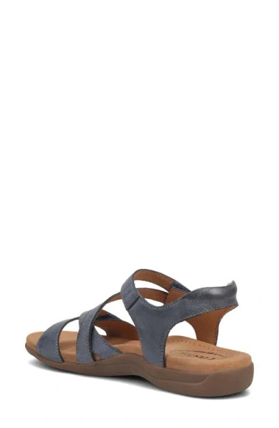 Taos Big Time Ankle Strap Sandal In Animal Print