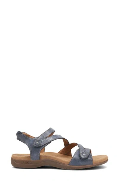 Taos Big Time Ankle Strap Sandal In Animal Print