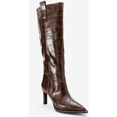 Prologue Shoes Lunelle Stiletto Knee High Boot In Multi