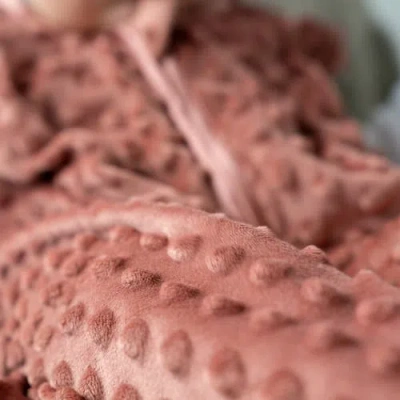 Halo Plush Dots Velboa 1.5 Tog Sleepsack Wearable Blanket In Brown