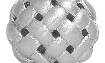 Dean Davidson Weave Ball Stud Earrings In Metallic