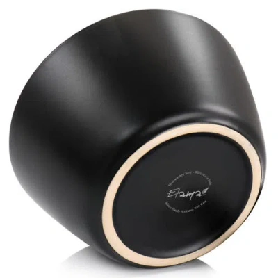 Elama Paul 6 Piece Stoneware Bowl Set In Black