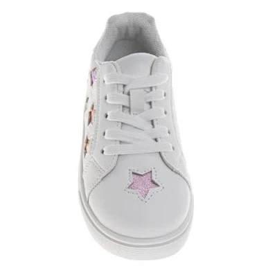Kensie Girl Lace-up Stars Casual Sneakers In Multi