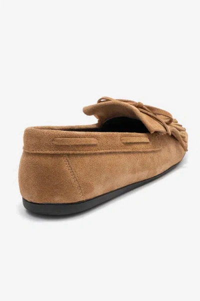 Forever & Always Shoes Axeli Leather Tassel Loafer In Brown