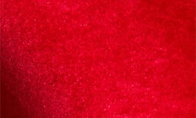 Sugarlips Jena Glow Bow Long Sleeve Velvet Midi Dress In Multi