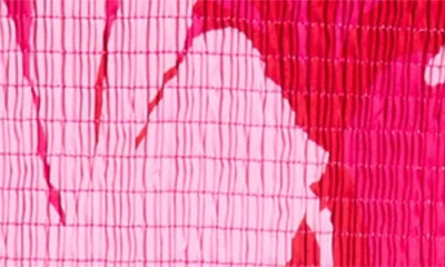 Sugarlips Mila Floral Sunfire Smocked Cotton Tiered Maxi Dress In Multi