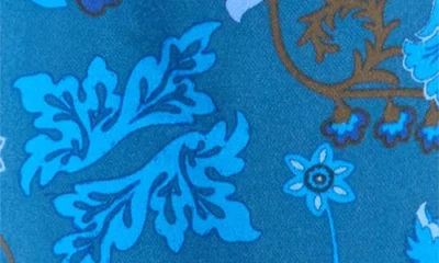 Sugarlips Palmate Pleated Midi Skirt In Blue