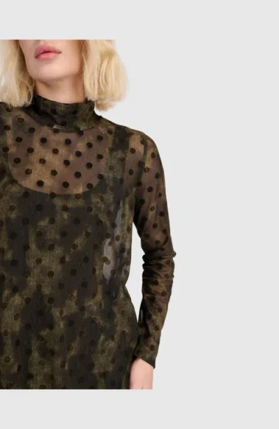 Alembika Bosquet A-line Dress In Green