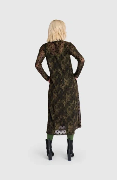 Alembika Bosquet A-line Dress In Green