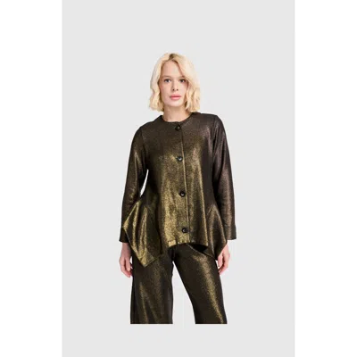 Alembika Hot Stuff Flounce Jacket In Brown