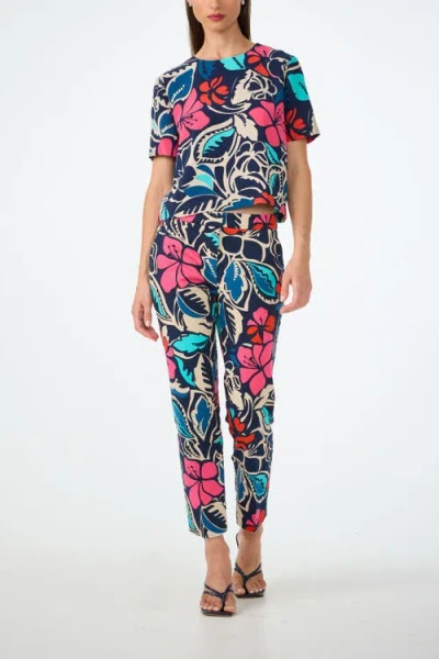 Trina Turk Moss 2 Printed Ankle Pant In Multi