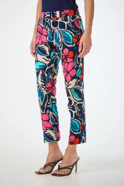 Trina Turk Moss 2 Printed Ankle Pant In Multi
