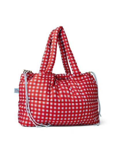 The Somewhere Co. The Somewhere Co Raspberry Crush Marshmallow Midi Tote Bag