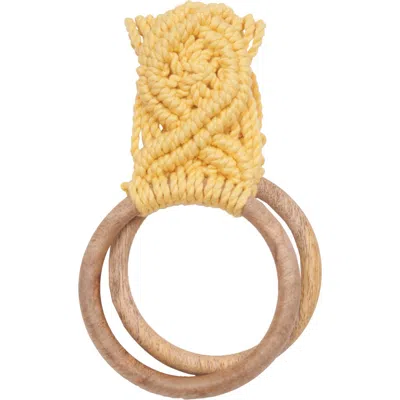 Carol & Frank Dandelion Kitchen Towel Holder In Multi