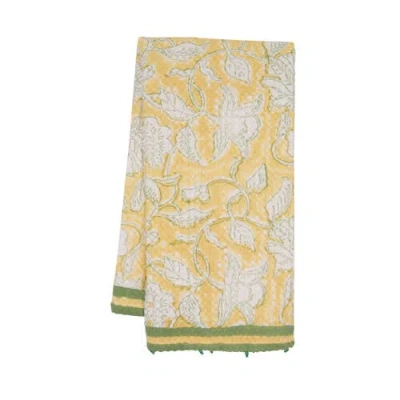 Carol & Frank Pocono Dandelion Towel In Yellow