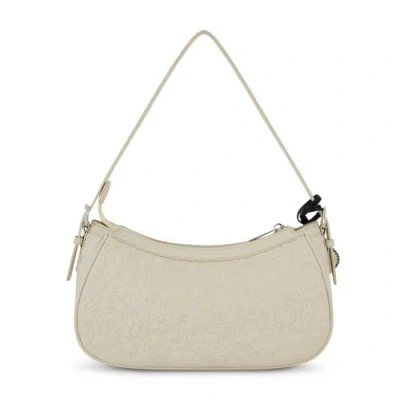 Daniele Nicole Miffy Quilted Pu Shoulder Bag With Charm In Neutral
