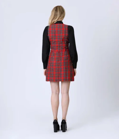 Smak Parlour A-line Mini Skirt In Red