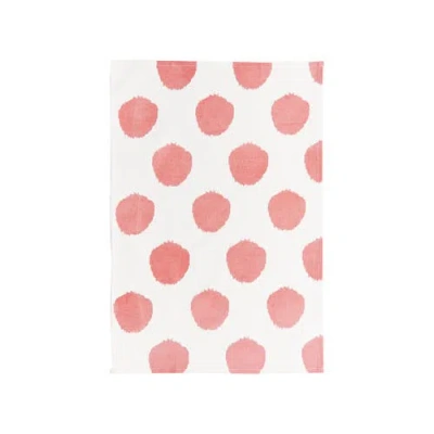 Carol & Frank Hibiscus Dot Towel In Multi