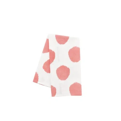 Carol & Frank Hibiscus Dot Towel In Multi