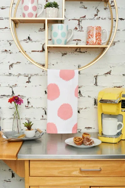 Carol & Frank Hibiscus Dot Towel In Multi