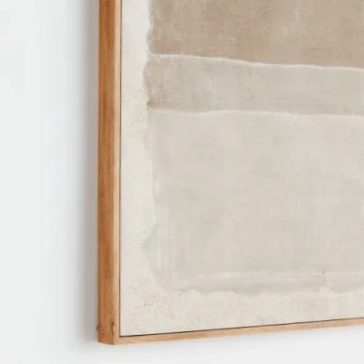 Napa Home & Garden 29.5"w X 1.5"d X 39.25"h Composition In Taupe Giclees Framed Wall Art Set Of 2 In Brown