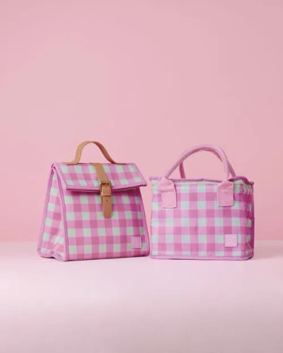 The Somewhere Co. The Somewhere Co Watermelon Sugar Lunch Satchel In Pink