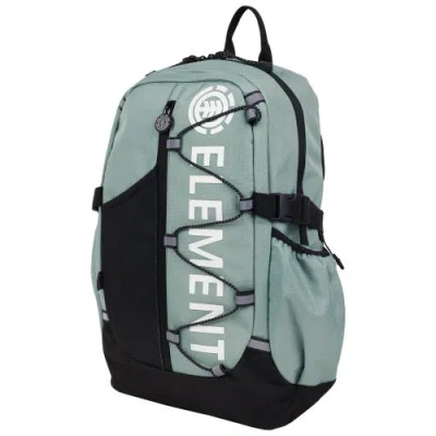 Element Backpack With Vertical Logo Print In Green