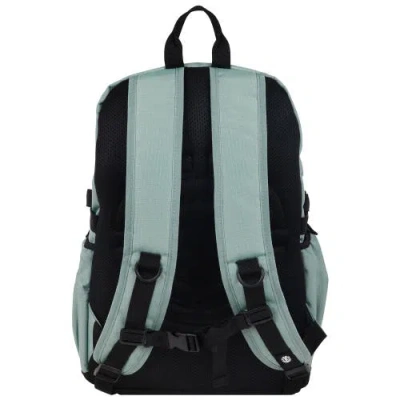 Element Backpack With Vertical Logo Print In Green