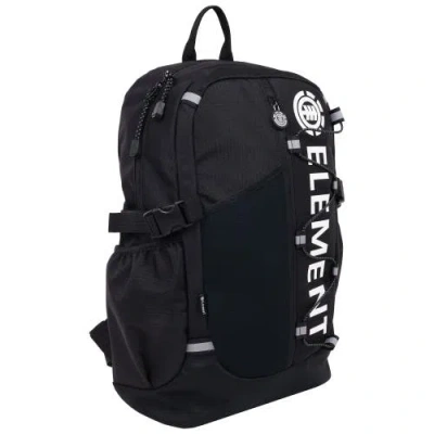 Element Backpack With Vertical Logo Print In Black