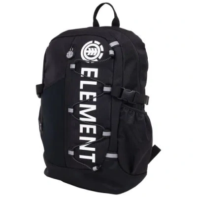 Element Backpack With Vertical Logo Print In Black