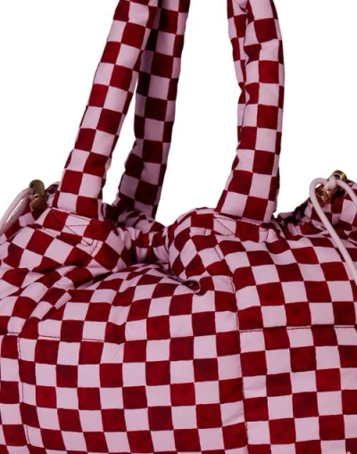 The Somewhere Co. The Somewhere Co Crimson Haze Marshmallow Midi Tote Bag
