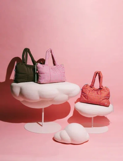 The Somewhere Co. The Somewhere Co Watermelow Sugar Marshmallow Midi Tote Bag In Pink