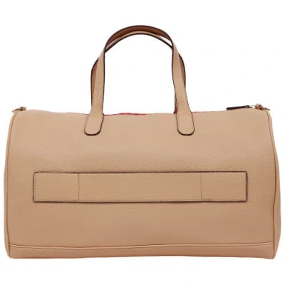 Strawberry Shortcake Gingham Weekender Duffel Bag In Red