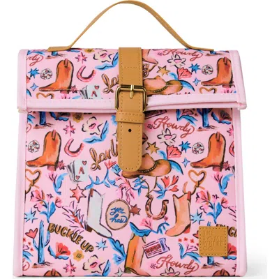 The Somewhere Co. The Somewhere Co Buckle Up Lunch Satchel In Multi