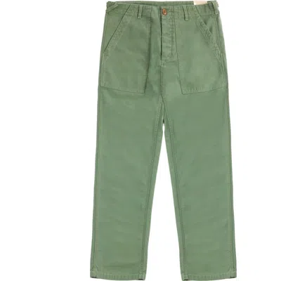 Fortela Newfatigue Cotton Fatigue Trousers In Green