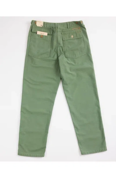 Fortela Newfatigue Cotton Fatigue Trousers In Green