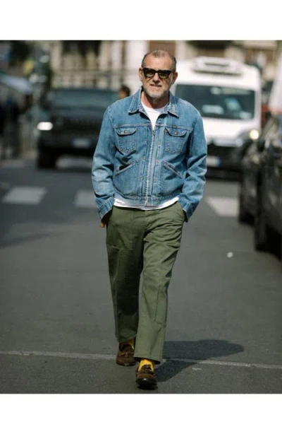 Fortela Newfatigue Cotton Fatigue Trousers In Green