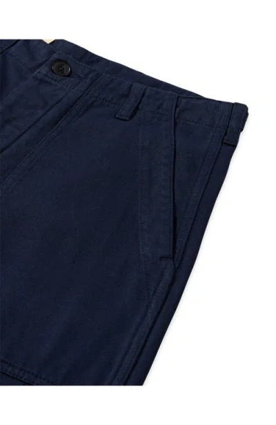 Fortela Newfatigue Cotton Fatigue Trousers In Black