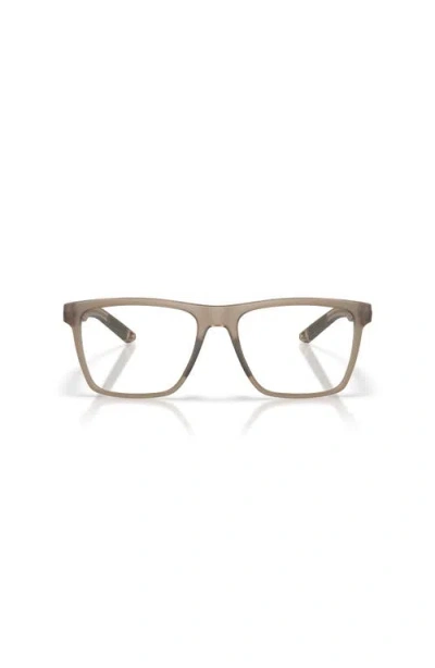 Costa 54mm Rectangle Optical Glasses In Brown