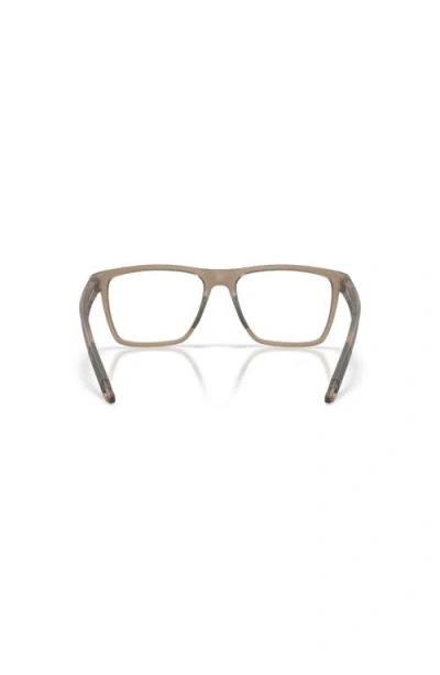 Costa 54mm Rectangle Optical Glasses In Brown