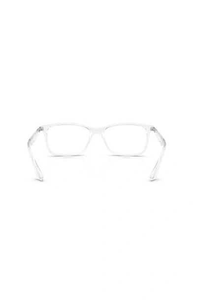 Ray Ban Ray-ban 54mm Square Optical Glasses In Transparent