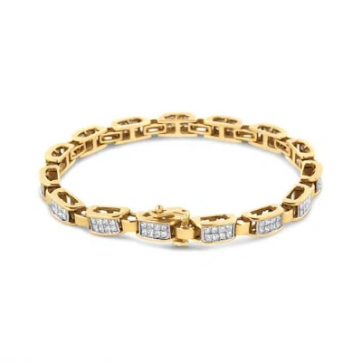 Haus Of Brilliance 14k 2.50 Ct. Tw. Diamond Link Bracelet In Gold