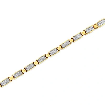 Haus Of Brilliance 14k 2.50 Ct. Tw. Diamond Link Bracelet In Gold