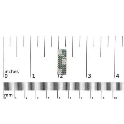 Haus Of Brilliance 14k Gold 2.00 Cttw Diamond Four-row Pavé Omegaback Earrings In Green