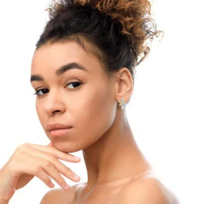 Haus Of Brilliance 14k White And Yellow Gold 1.00 Cttw Round Pave-set Diamond Teardrop And Marquise Shape Drop Dangle E In Two-tone