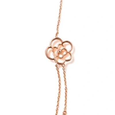Haus Of Brilliance 18k Rose Gold 1/2 Cttw Diamond And Freshwater Pearl Double Strand Station Necklace In Multi