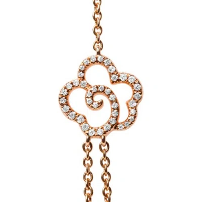 Haus Of Brilliance 18k Rose Gold 1/2 Cttw Diamond And Freshwater Pearl Double Strand Station Necklace In Multi