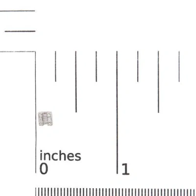 Haus Of Brilliance 10k White Gold 1/7 Cttw Round And Baguette Diamond Mosaic Square Stud Earrings In White